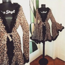 Leopard Dressing Gown