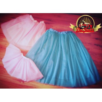 Mother daughter tulle skirts