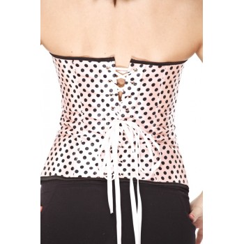 Pin Up 'Pink dots' corset